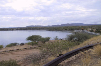 The Von Bach Dam, used for supply of injection water